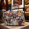 Tas ARIA – Meer­kleurig leer – Italiaanse fabricage