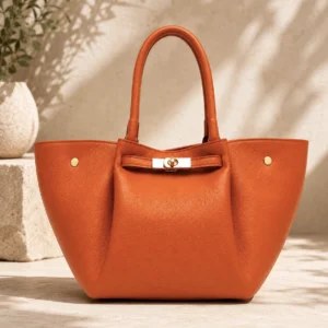 Leren tas Yara Saffron – Italiaans vervaardigd