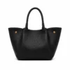 25e94f9570e6342ae073daac71f59e095ac56eeda9dd7a021a04e960399a0530 Leren tas Yara Black – Gemaakt in Italië