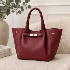 Yara Burgundy leren tas – Italiaans vervaardigd