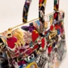 Tas ARIA – Meer­kleurig leer – Italiaanse fabricage
