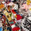 Tas ARIA – Meer­kleurig leer – Italiaanse fabricage