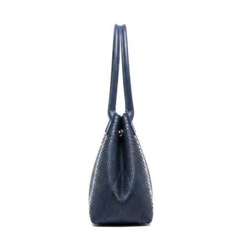 LOLA – Tas van Italiaans leer met pythonstructuur – Navy
