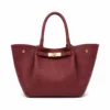 8b9f14e42f71416e393d77cdbeb60702f088435104baa9d8006440e7f6966027 Yara Burgundy leren tas – Italiaans vervaardigd