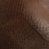 LOLA – Tas van Italiaans leer met python-embossing – Bruin