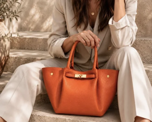 c2b4018d00be9fd95d982cdfec634b613293af50aad8e859d244487c9f32453f Leren tas Yara Saffron – Italiaans vervaardigd