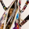 Tas ARIA – Meer­kleurig leer – Italiaanse fabricage
