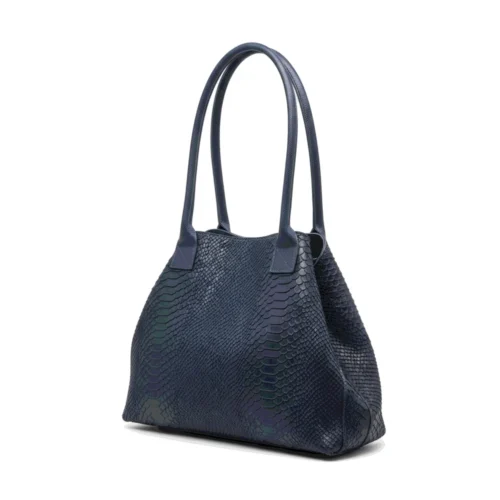 LOLA – Tas van Italiaans leer met pythonstructuur – Navy
