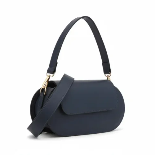 RUBIS | Italiaanse leren tas – Blauw