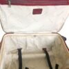 Met de hand gepolijst leer en canvas trolley, art. 112239 - Bruin