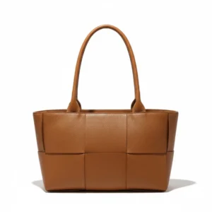 BELLA CLASSICA – Leren shopper in camel | Gemaakt in Italië