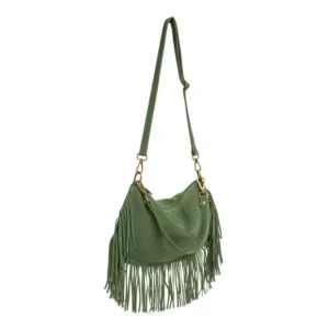 6a7e59ac27d31050415220c96bf48c5fd58e6d0b2dbc6178d192e395682765eb PAKA leren tas – Groen – Gemaakt in Italië