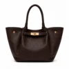 6dae495cab10a44f42490db25c6874990e00c8360dbdf734f7086293010318a6 Leren tas Yara Chocolat – Italiaans vervaardigd