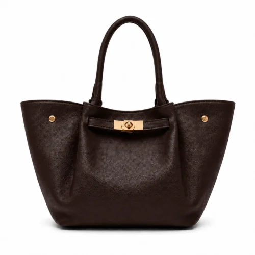 6dae495cab10a44f42490db25c6874990e00c8360dbdf734f7086293010318a6 Leren tas Yara Chocolat – Italiaans vervaardigd