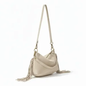 6fd9fd8b24aedffb378f4dc633bddff04a1139935085fc1756509a3f17afbd73 PAKITA leren tas – Beige – Gemaakt in Italië