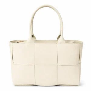 BELLA CLASSICA – Leren shopper in beige | Gemaakt in Italië