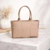 BELLA CLASSICA – Leren shopper in blushroze | Gemaakt in Italië