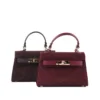 Giuliano - Lederen handtas - Suede