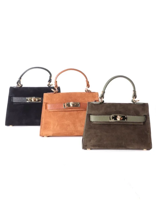 Giuliano - Lederen handtas - Suede