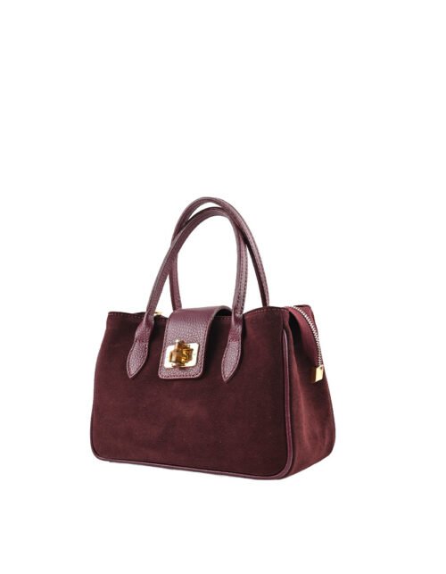 Giuliano Lederen handtas - Suede